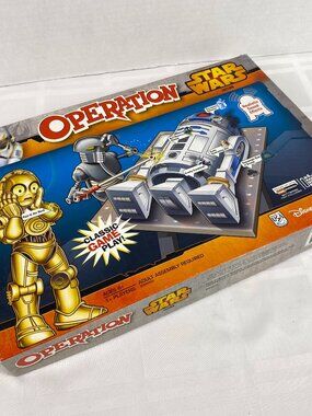 Hasbro Operation Star Wars Edition Board Game. Large Openings Easy Grab Pieces